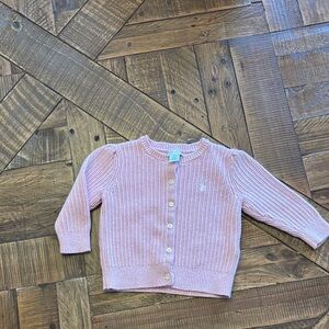 Ralph Lauren Light Pink Kids Sweater 12M